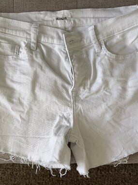 Hudson Gracie Cut-Off Jean Shorts – White – Size 27